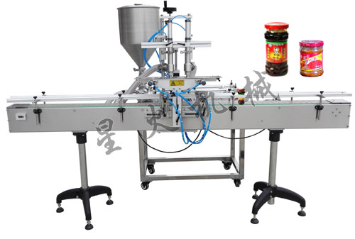XHG雙頭半自動香辣醬灌裝機(jī)